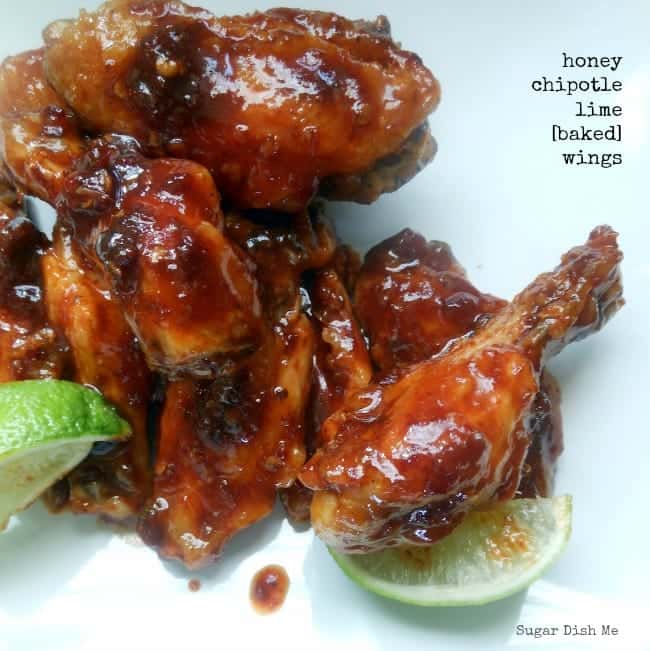 honey chipotle lime baked wings