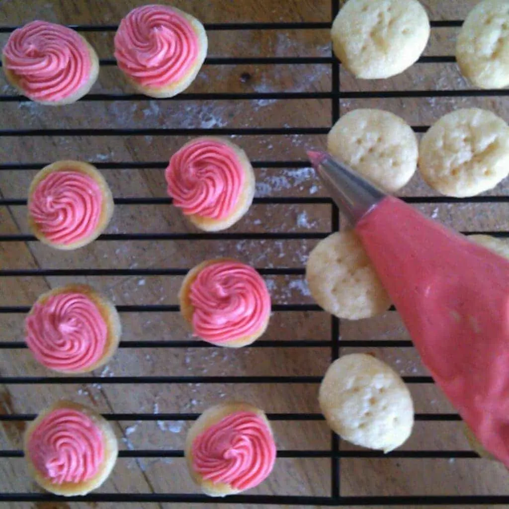 frosted butter cookies