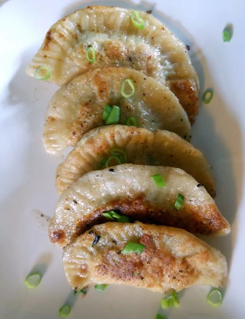 bacon & blue cheese pierogies