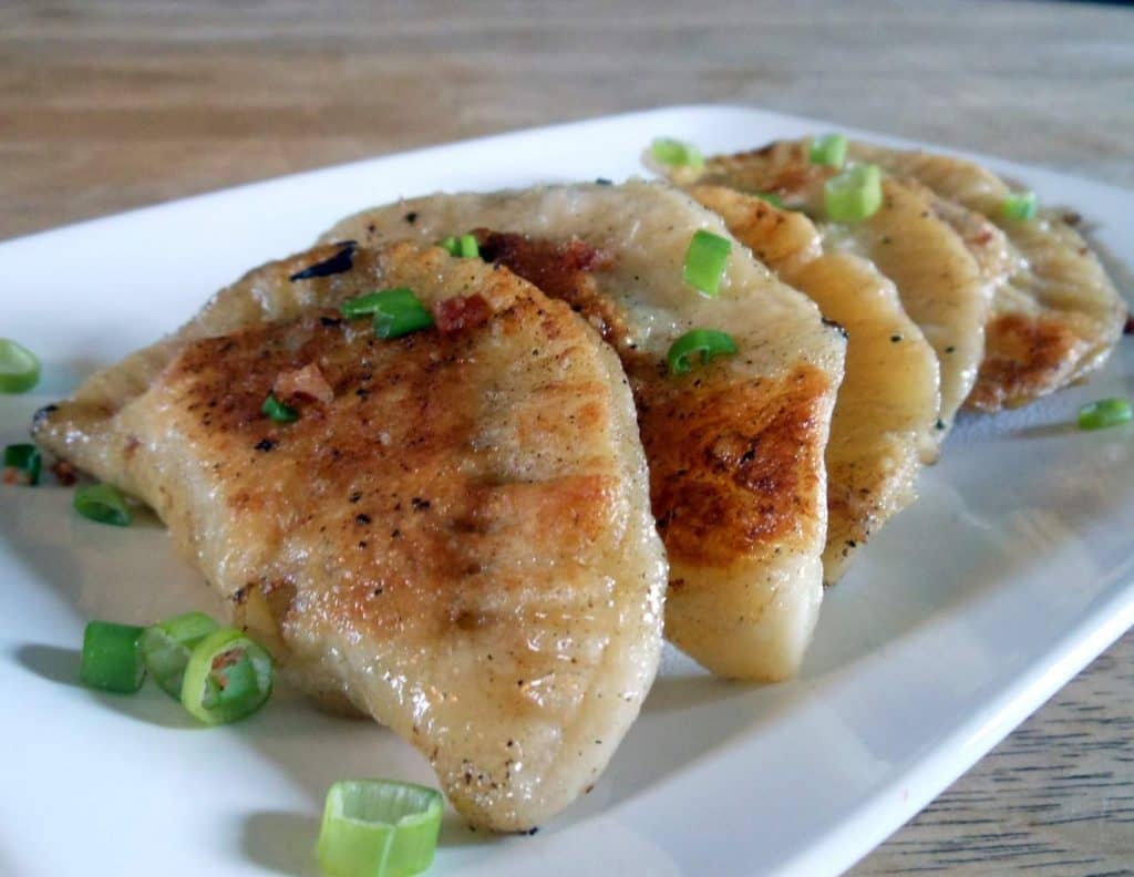 bacon & blue cheese pierogies