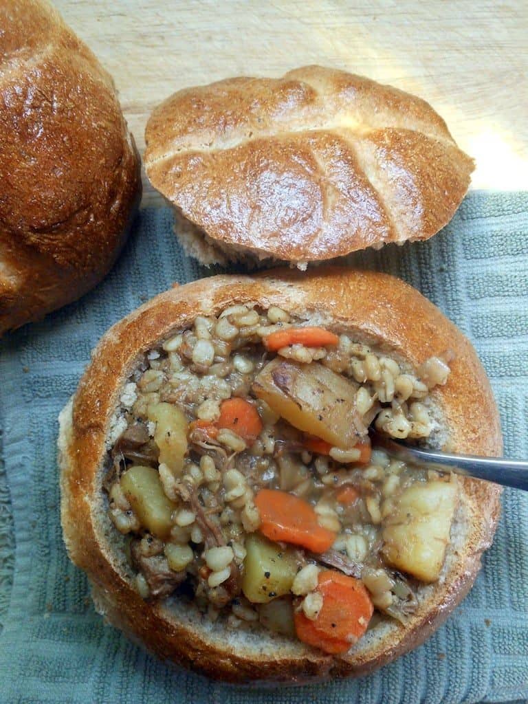 slow cooker beef beer & barley stew