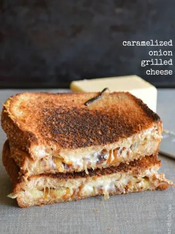 Caramelized Onion Grilled Cheese