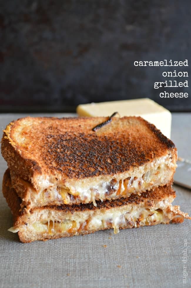 Caramelized Onion Grilled Cheese