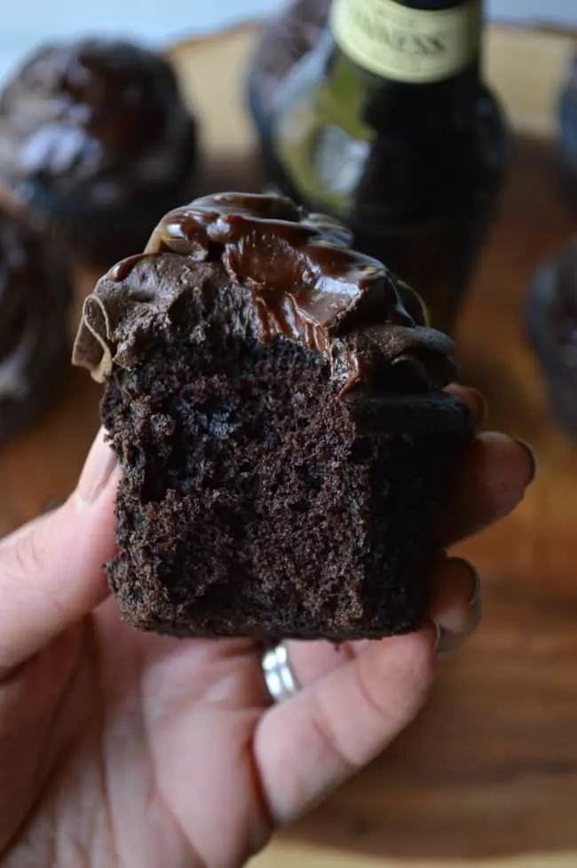 Death by Chocolate Guinness Cupcakes 