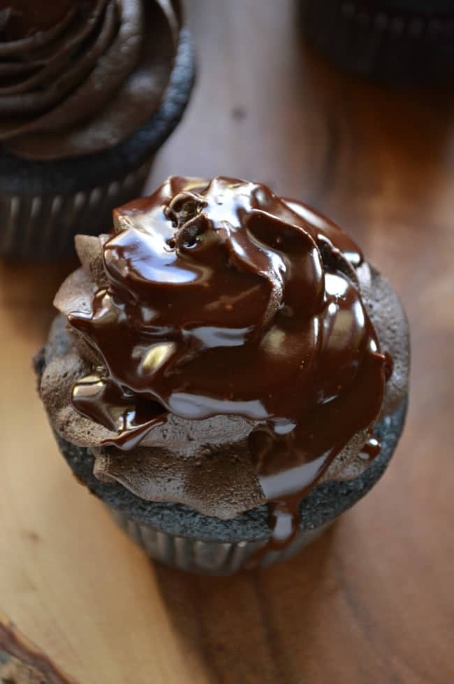 Death by Chocolate Guinness Cupcakes