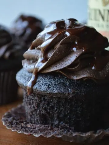 Death by Chocolate Guinness Cupcakes