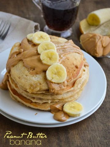 Peanut Butter Banana Pancakes