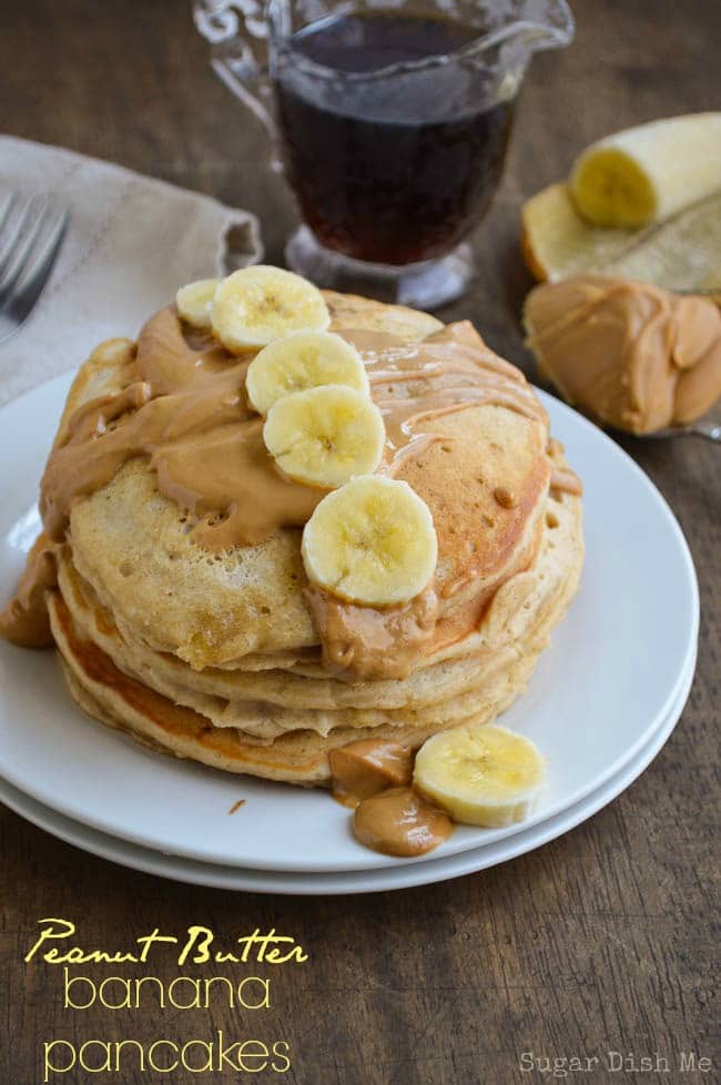 Peanut Butter Banana Pancakes