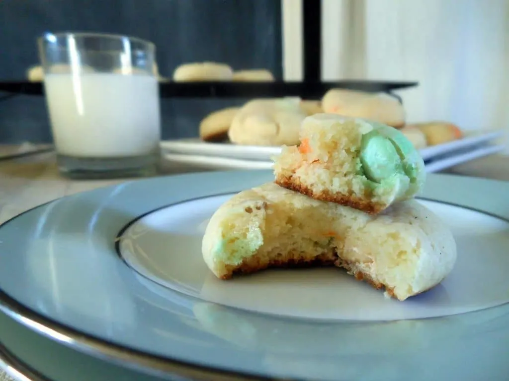 Cream Cheese Cookies with Carrot Cake M & M's