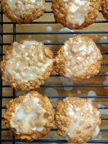 Meyer Lemon Oatmeal Cookies