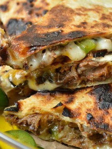 Slow Cooker Philly Cheesesteak Quesadillas Picture