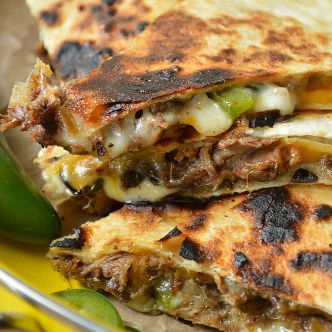 Slow Cooker Philly Cheesesteak Quesadillas Picture