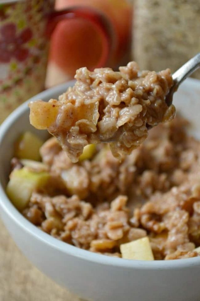 Apple Cinnamon Oatmeal Stovetop Recipe Sugar Dish Me