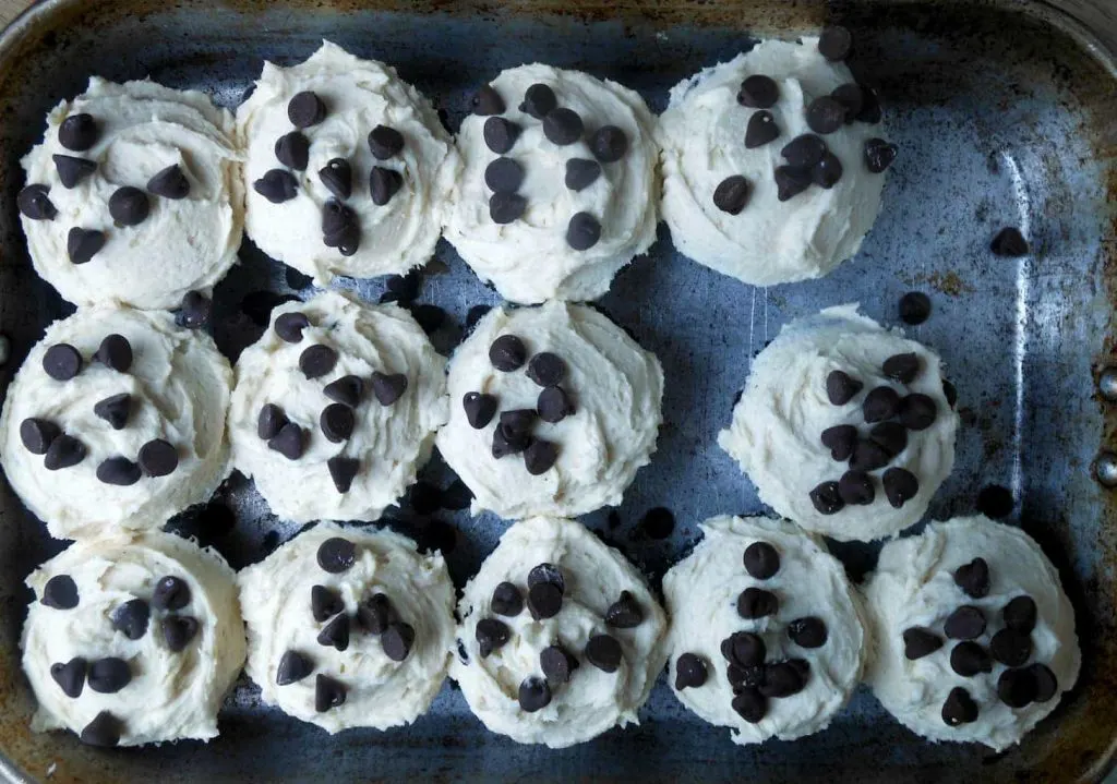 Chocolate Chip Cookie Dough Cupcakes