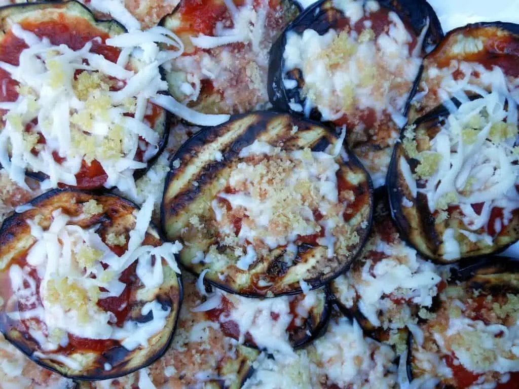 Grilled Eggplant Parmesan