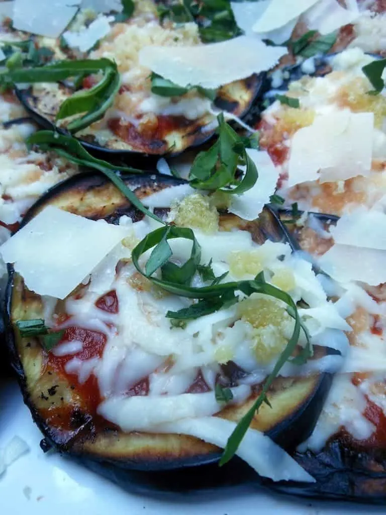 Grilled Eggplant Parmesan