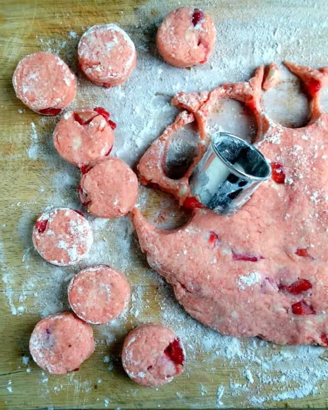 Strawberries and Cream Scones