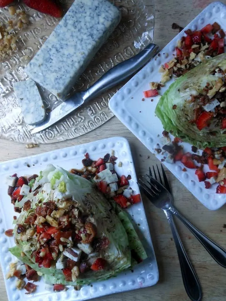 Strawberry Balsamic Wedge Salad