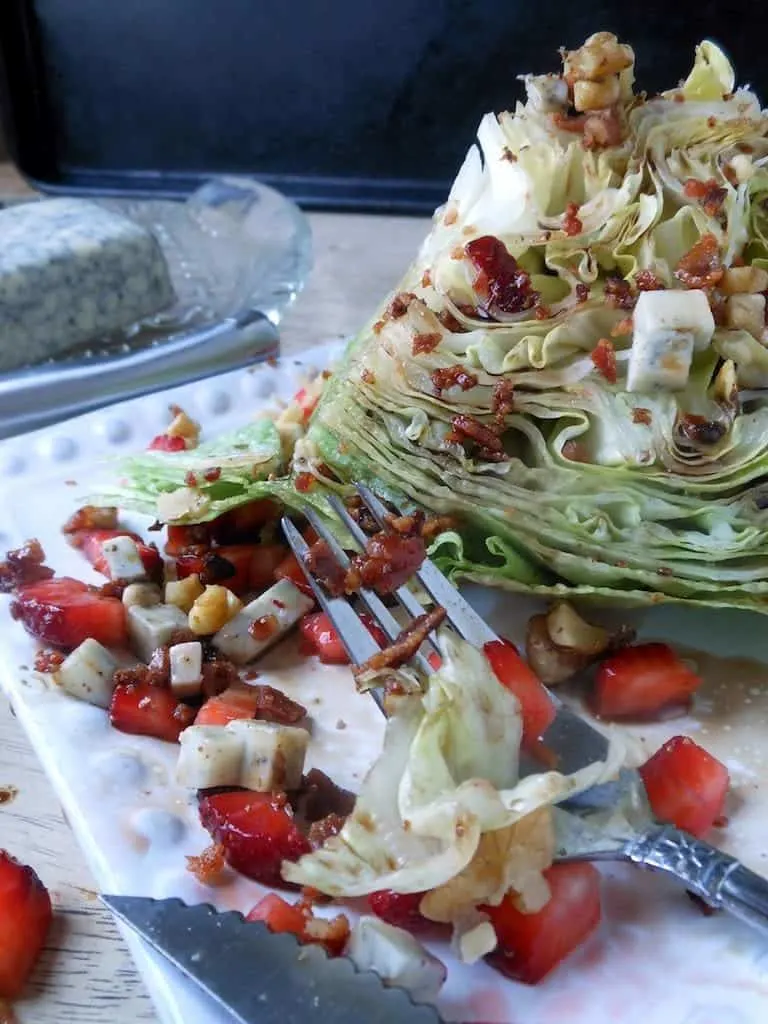 Strawberry Balsamic Wedge Salad