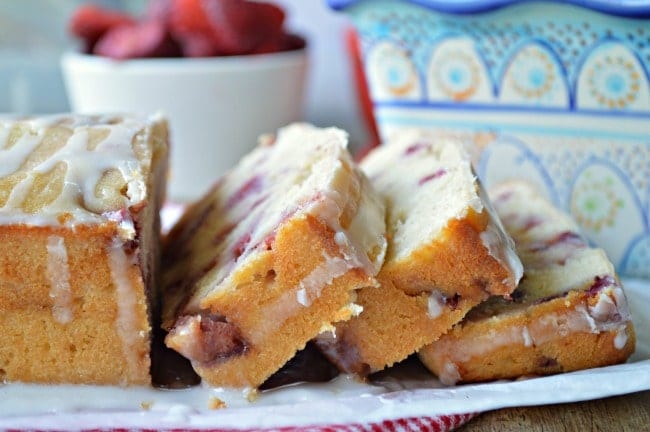 Strawberry Lemonade Quick Bread