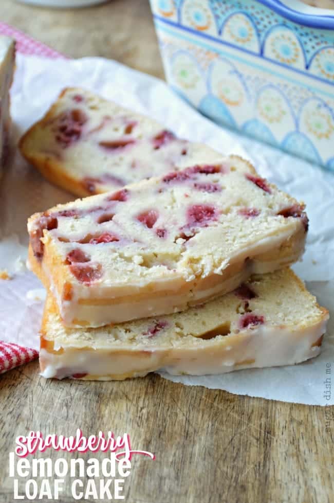 Strawberry Lemonade Loaf Cake Recipe