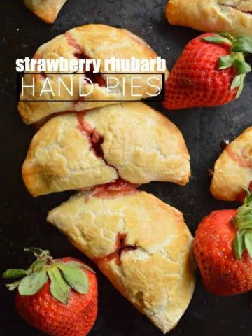 Strawberry Rhubarb Hand Pies