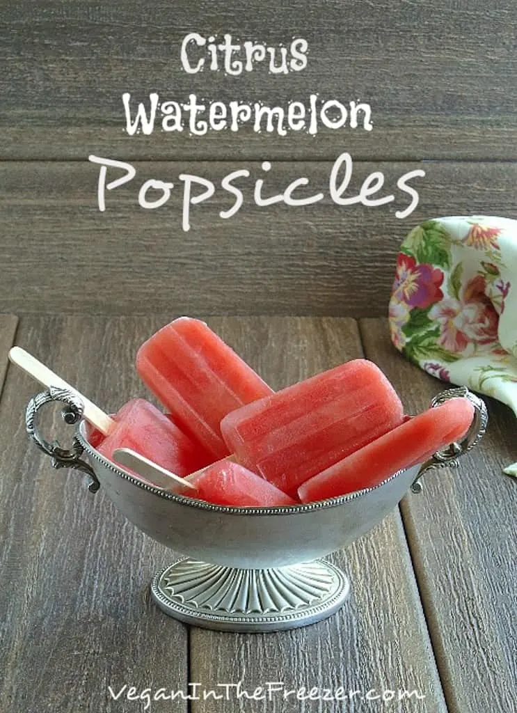 Manic Monday; Citrus Watermelon Popsicles