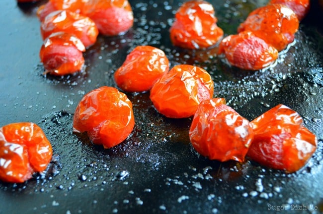 Blistered Tomatoes for Grilled Cheese
