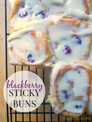 Blackberry Sticky Buns