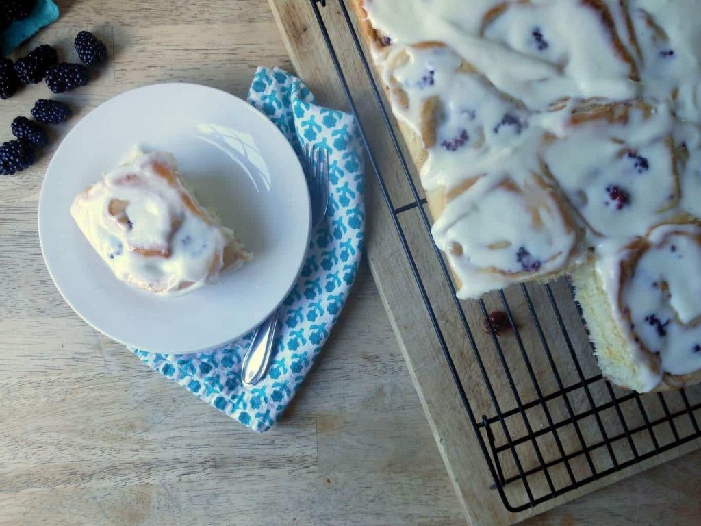 Blackberry Sticky Buns