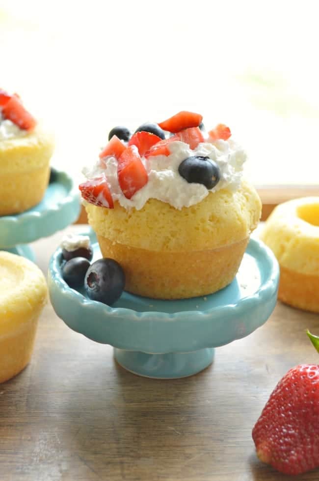 Little Blueberry Lemon Poundcakes