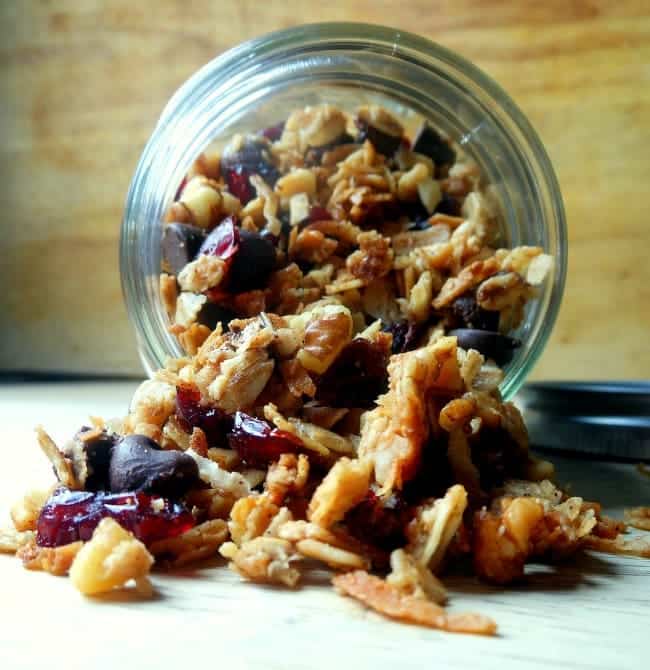 Maple and Brown Sugar Granola Recipe