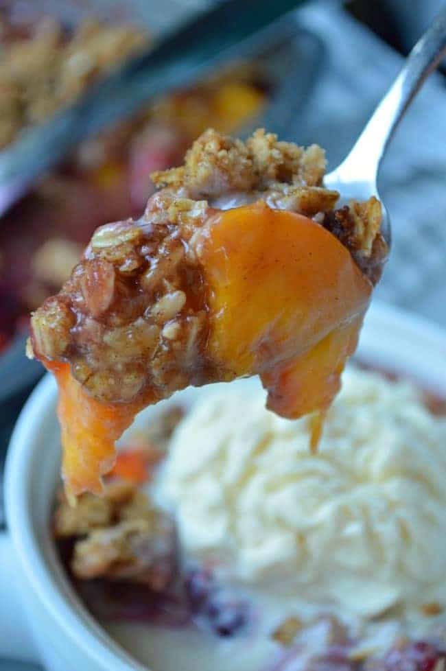 Peach Berry Crumble Recipe