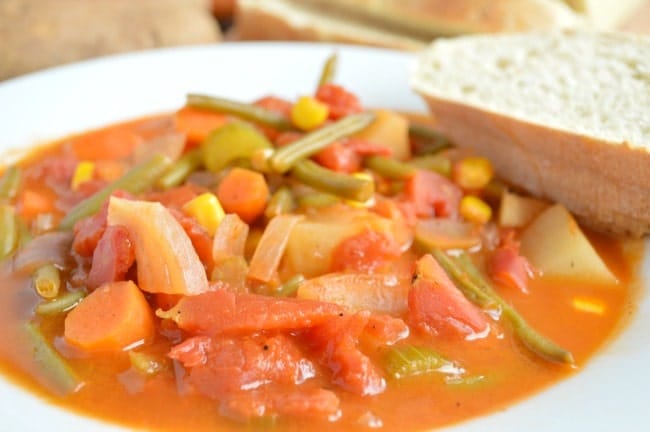 Easy Vegetable Soup Recipe with Fresh Vegetables