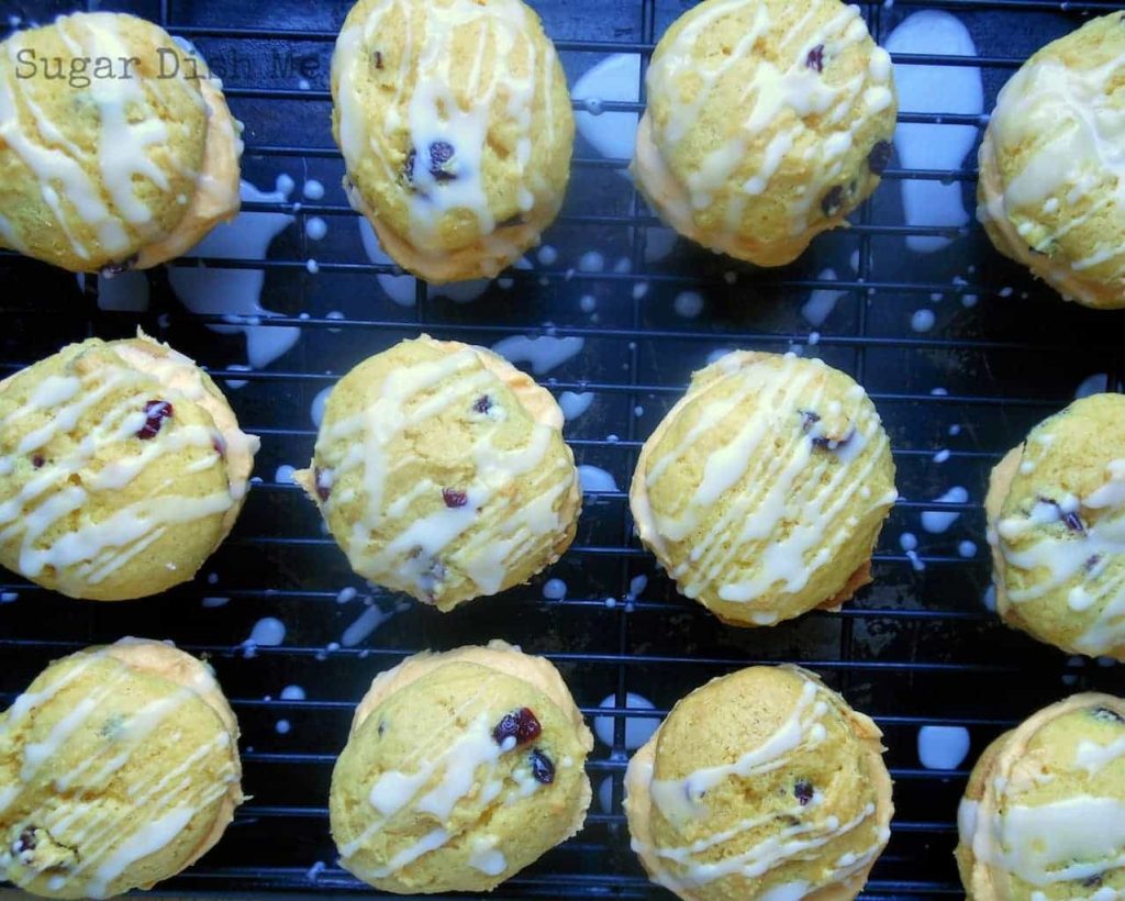 Autumn Spice Cake Mix Cookies with Pumpkin Buttercream