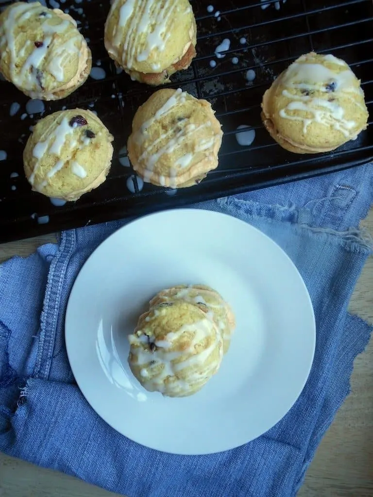 Autumn Spice Cake Mix Cookies with Pumpkin Buttercream