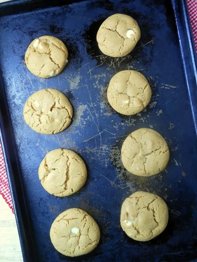 Biscoff White Chocolate Chip Cookies