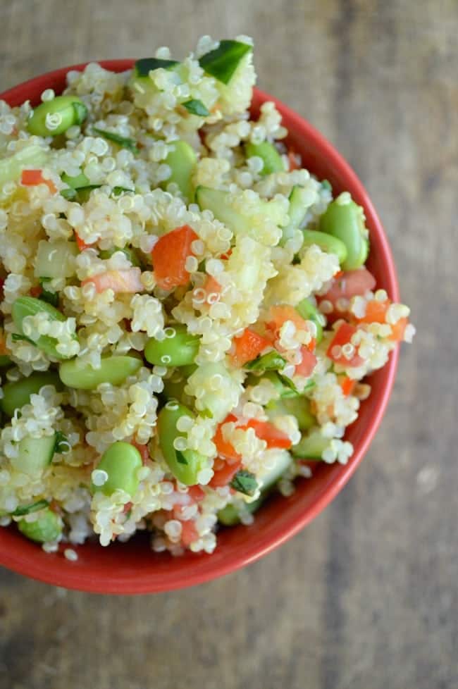 Copycat Bonefish Quinoa Salad - Sugar Dish Me