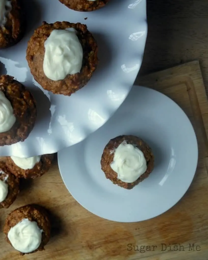 Pumpkin Oat and Cream Cheese Stuffed Muffins