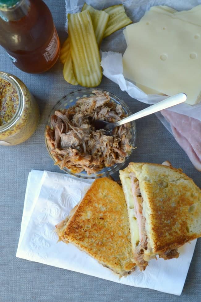 Slow Cooker Cuban Pork Sandwiches