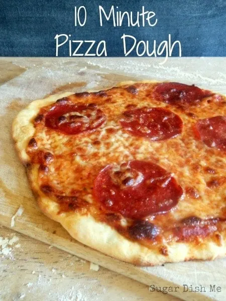 10 Minute Pizza Dough