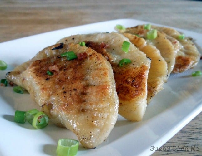 Bacon and Blue Cheese Pierogies