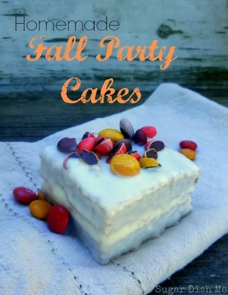 Homemade Fall Party Cakes