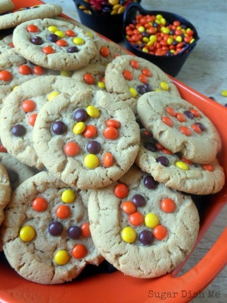 Reese's Pieces Peanut Butter Cookies