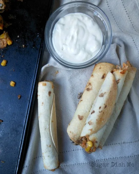 Roasted Veggie Taquitos