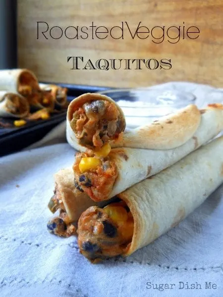 Roasted Veggie Taquitos