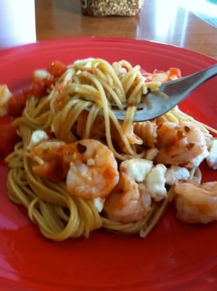 Greek Style Shrimp Scampi