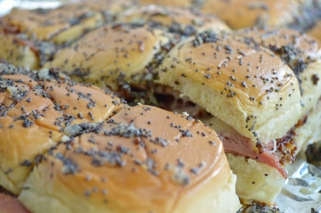 Ham Sandwiches with Poppy Seed Dressing