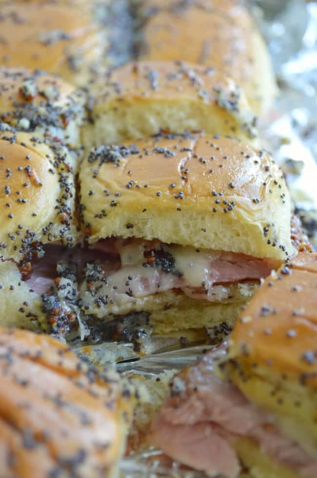 Baked Honey Mustard Ham Sandwich Recipe