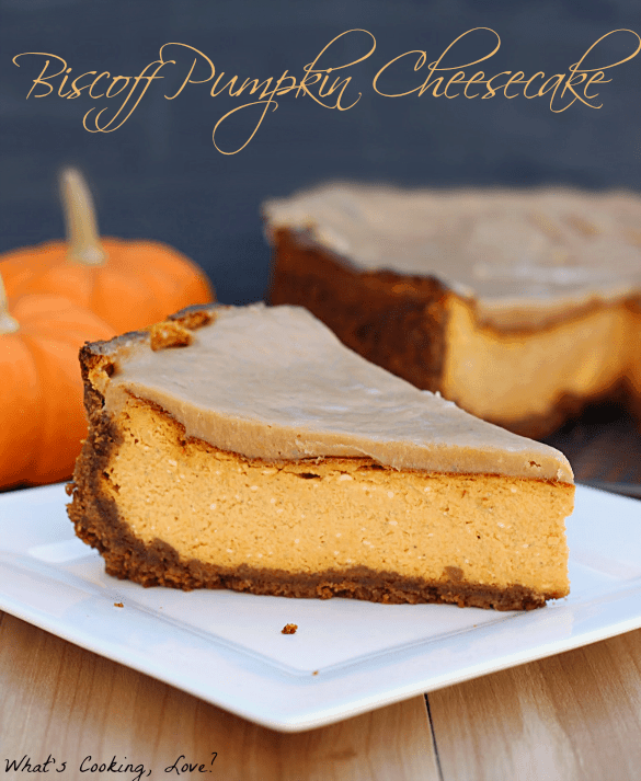 Biscoff Pumpkin Cheesecake